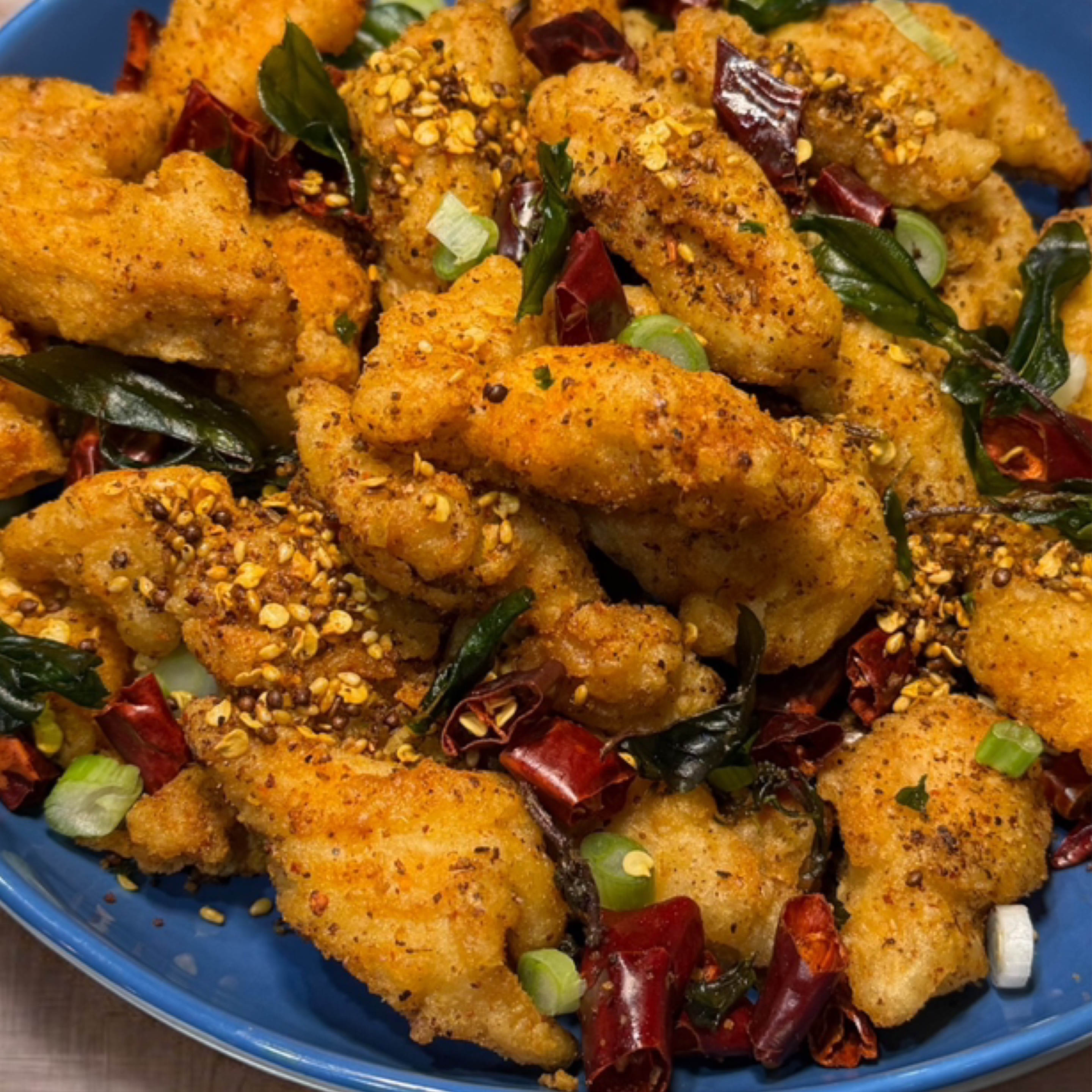 Spicy Cumin Chicken.