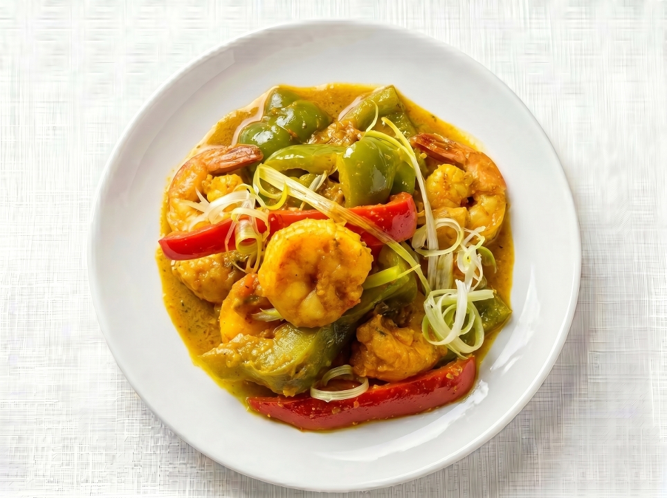 Curry Shrimp.