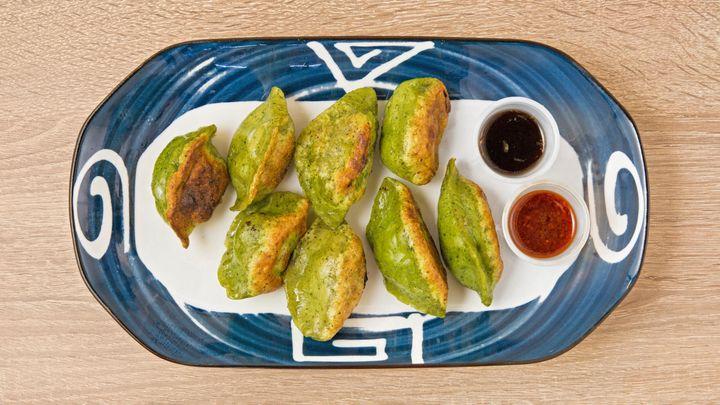 Vegetarian Dumpling 蔬菜饺子.