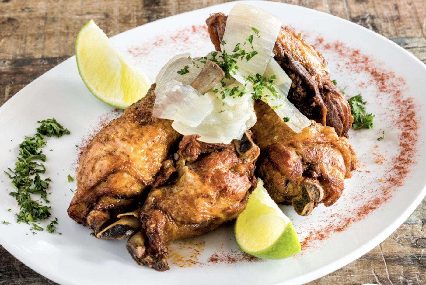 Chunks Of Fried Chicken Dinner.