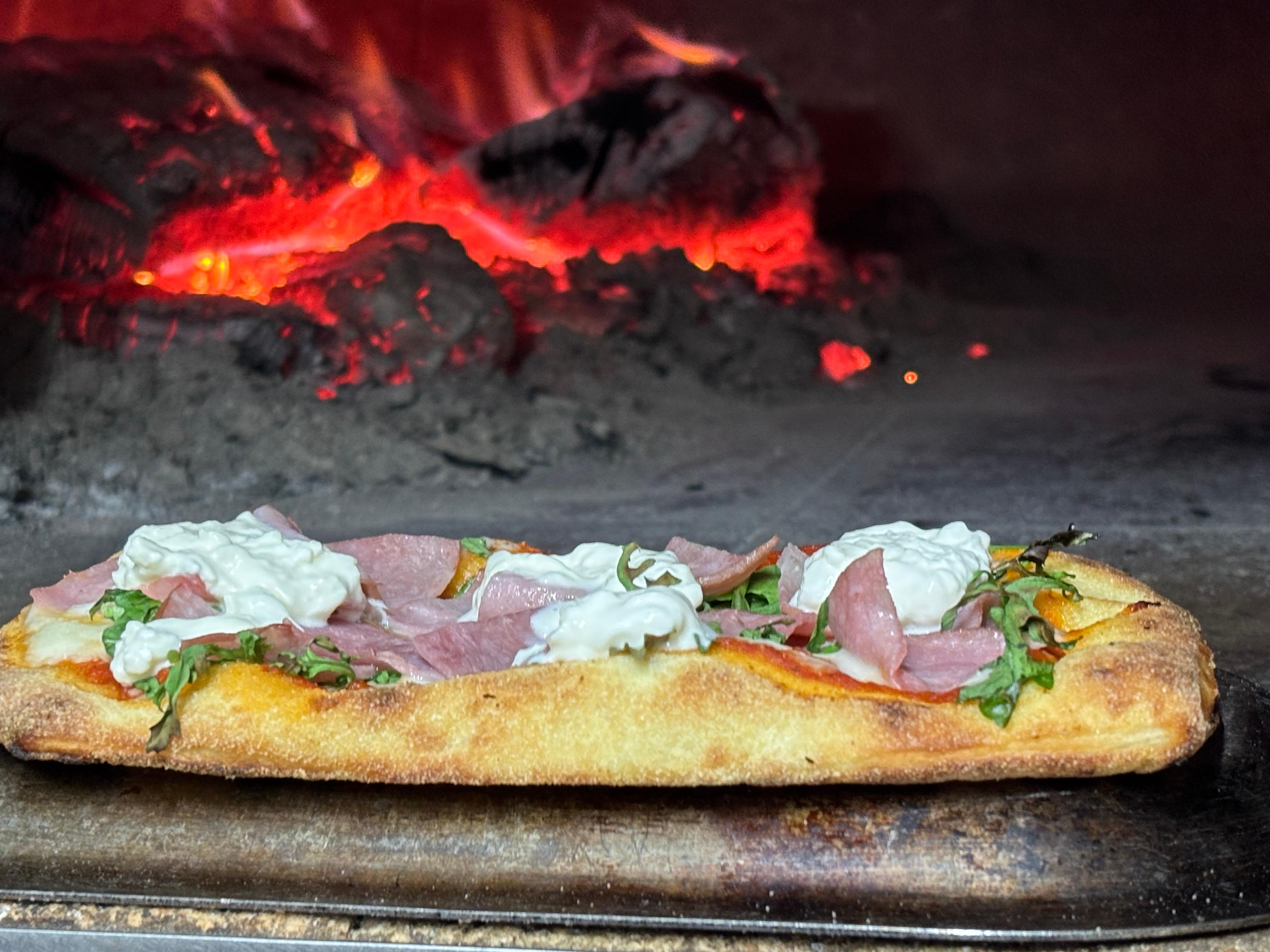 Focaccia di Jamon (Ham).