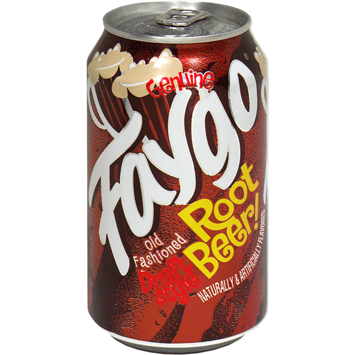 Faygo Root Beer Can.