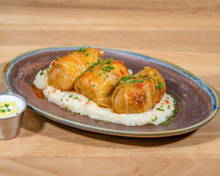 Pork Belly Stuffed Sour Cabbage.