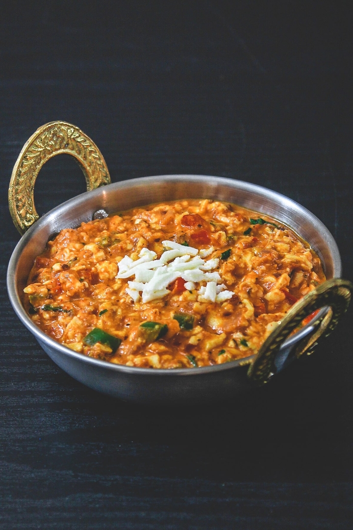 Egg Afghani Bhurji.