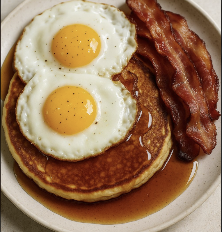 2 Egg 2 Bacon 2 Pancake.