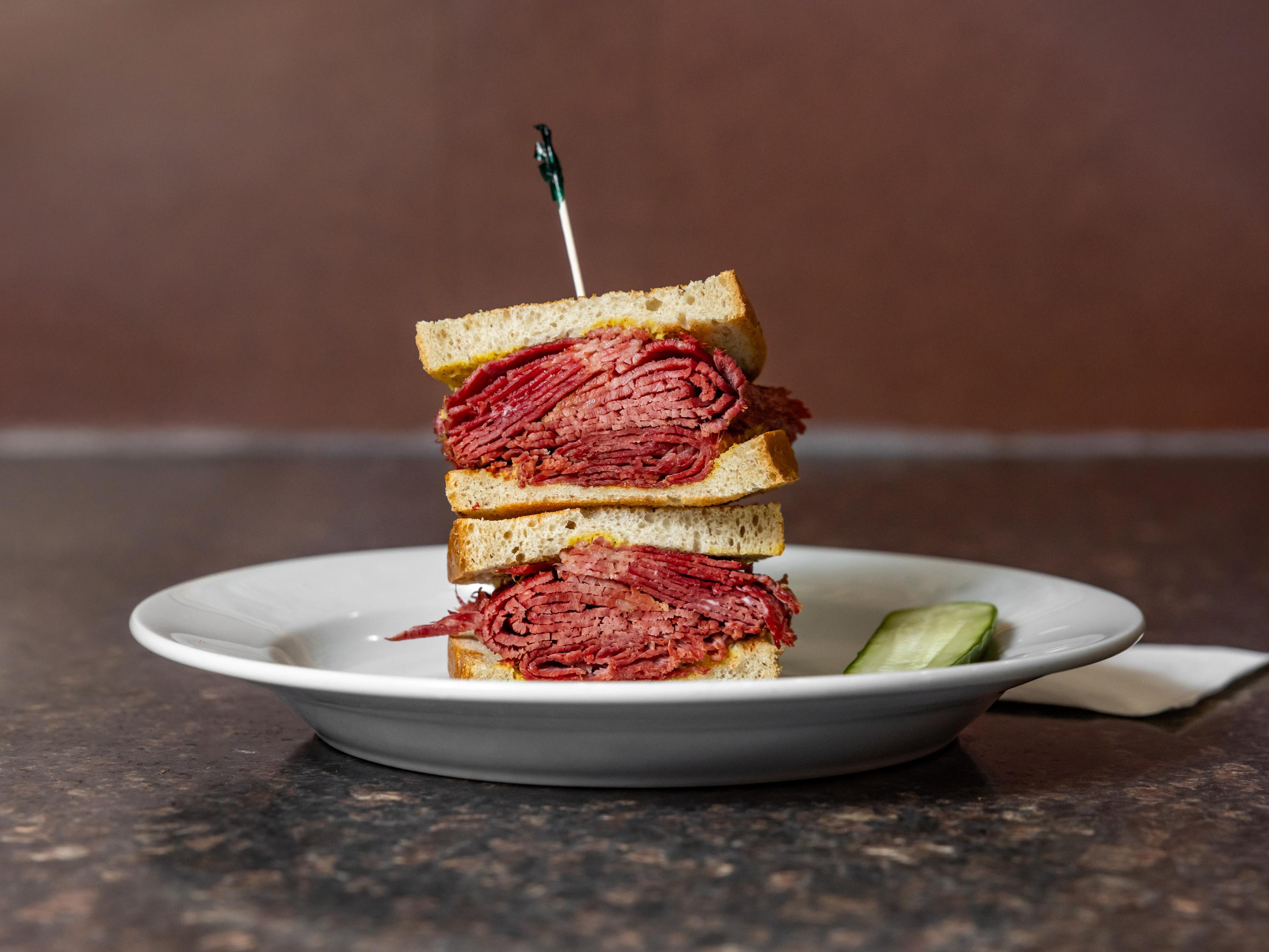 Corned Beef Sandwich.
