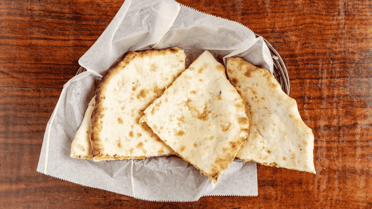 Stuffed Naan Chicken.