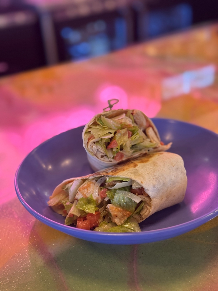 Chicken Caesar Wrap.
