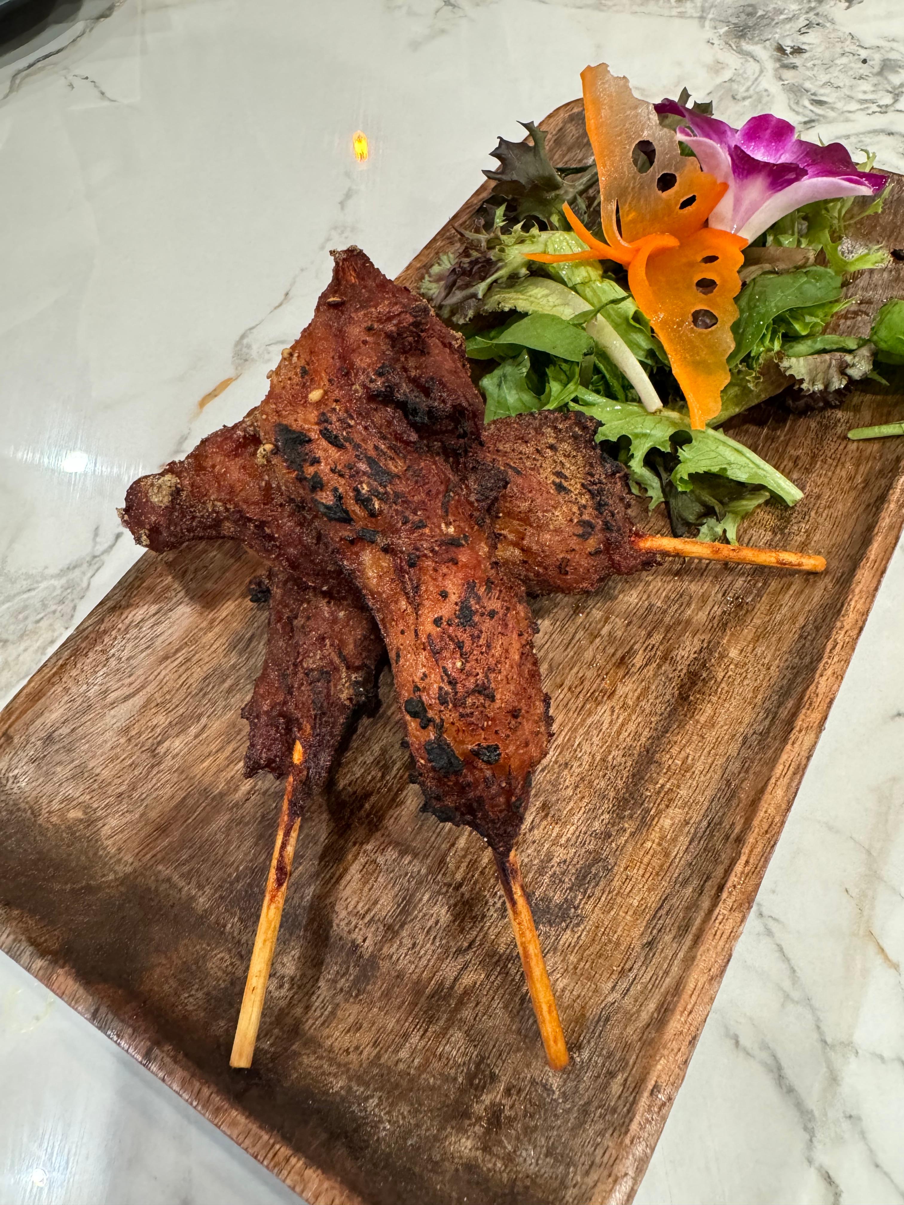 Steak Kabobs.