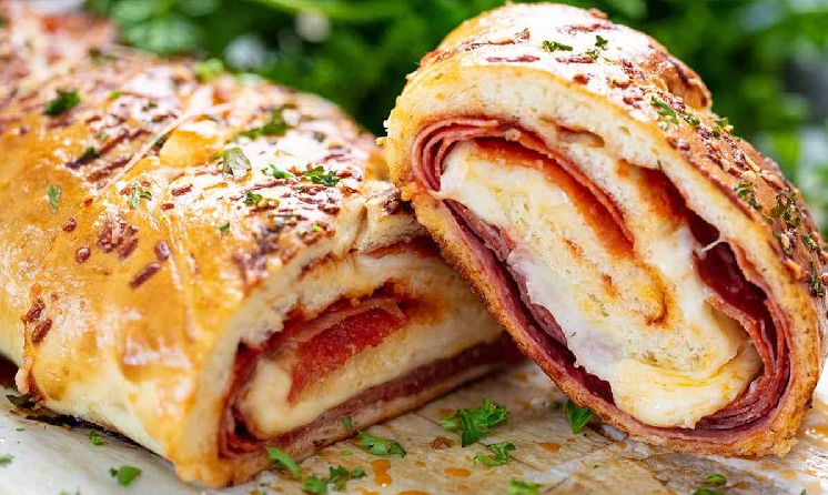 Meat Lovers Stromboli.