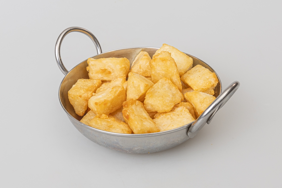 Golden Fried yuca.