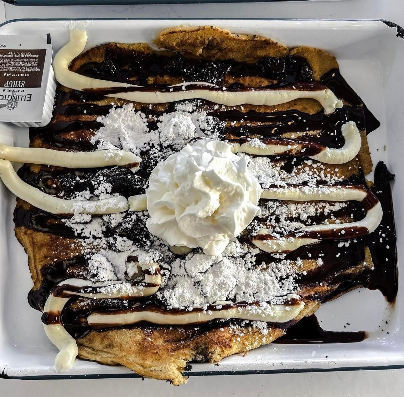 Oreo Crumble Pancake.