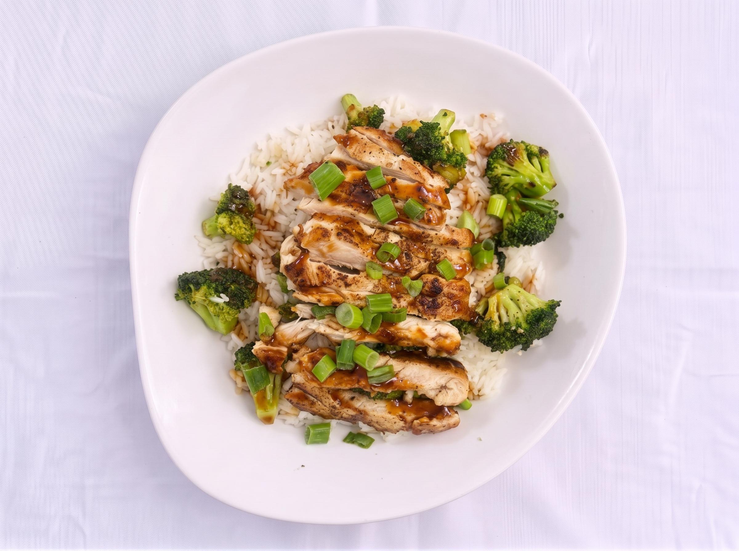 Teriyaki Chicken Rice Bowl.