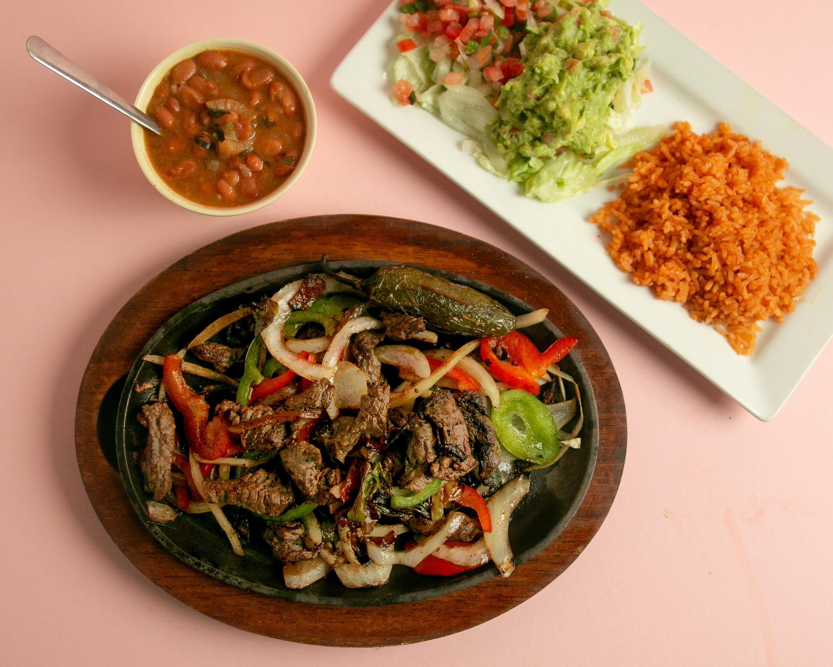 Beef Fajitas.