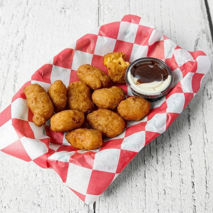 Mac and Cheese Bites.