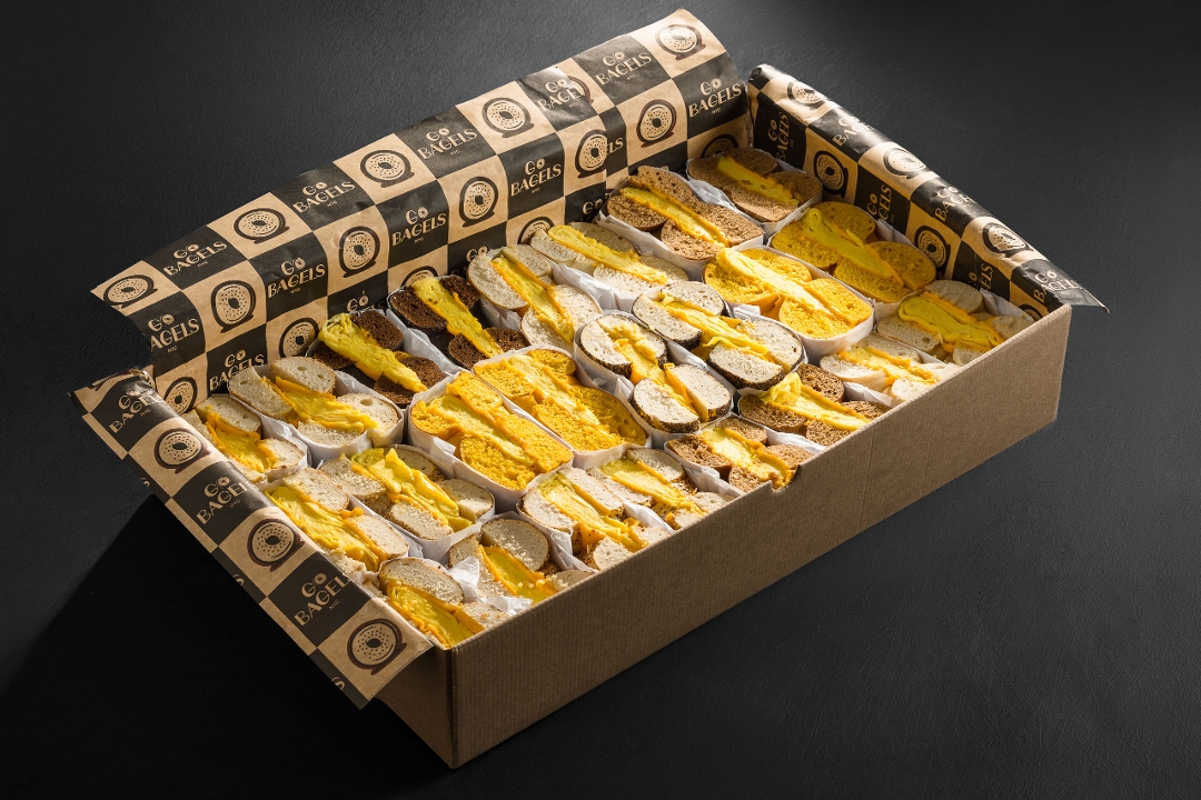 EGG & CHEESE BOX (12 Sandwiches).