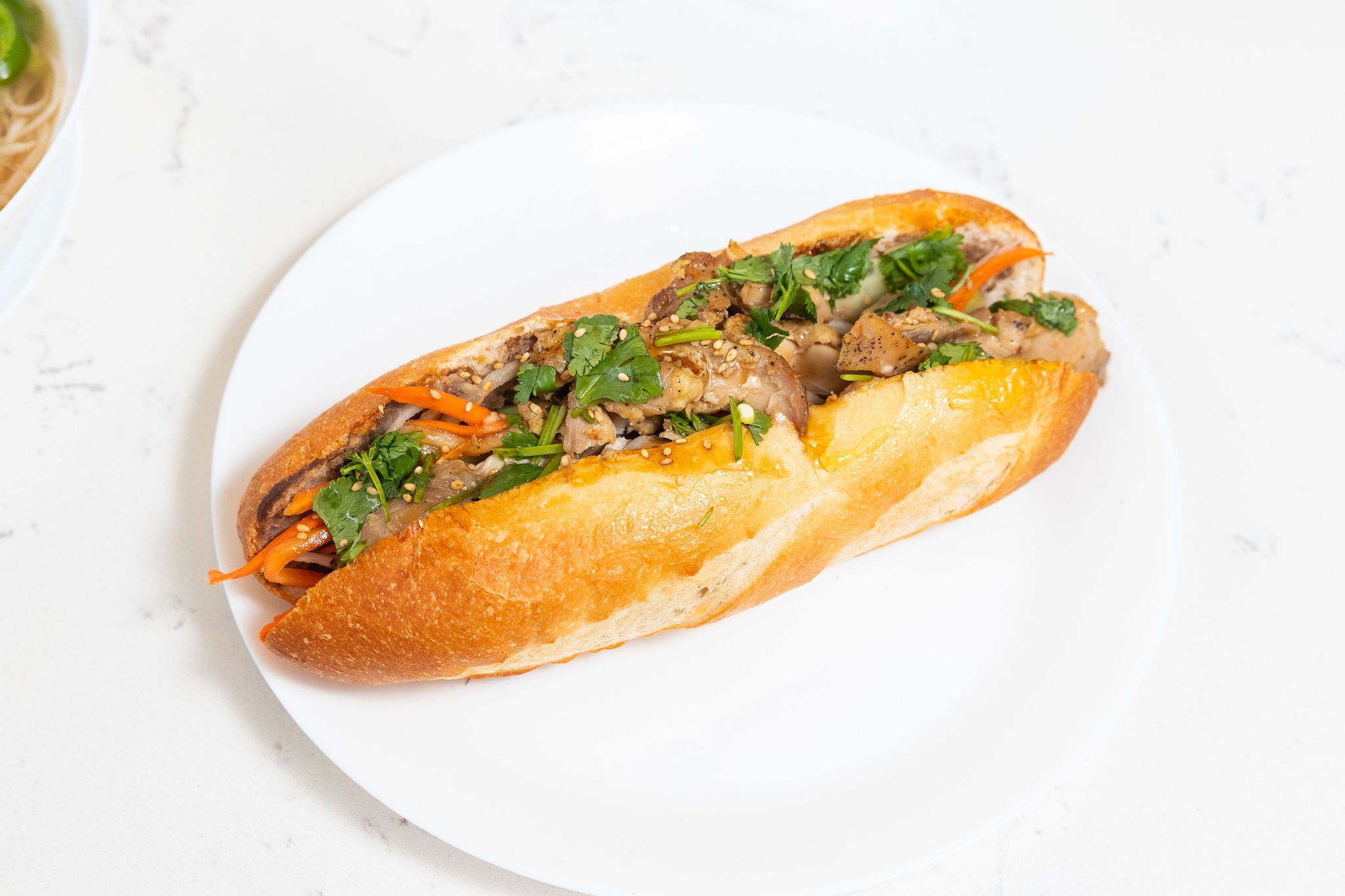 A6. Lemongrass Chicken - Bánh Mì Gà Sả.