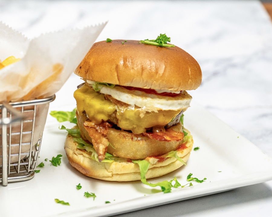 L Frank's Burger.