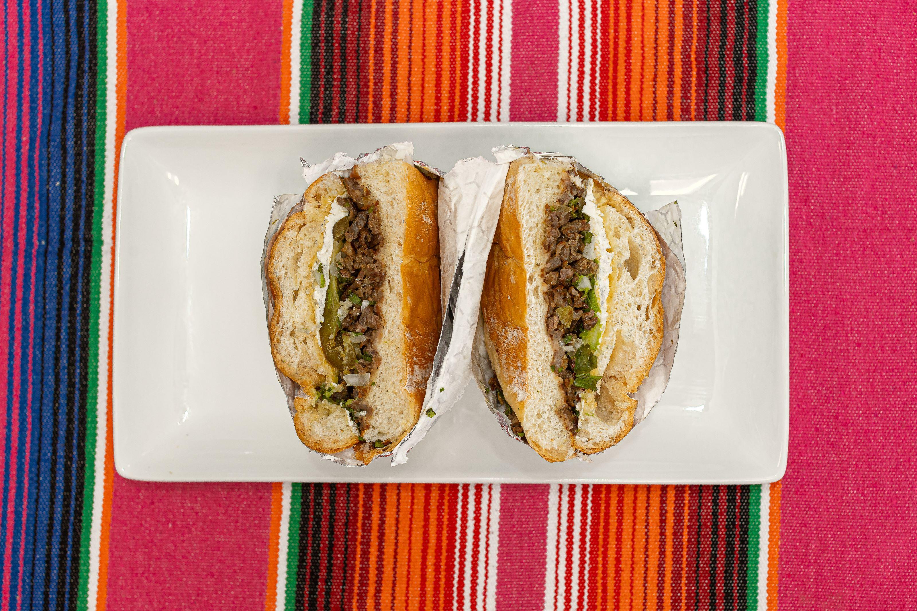 Torta de Carne Asada.