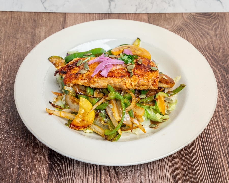 Grilled Salmon.