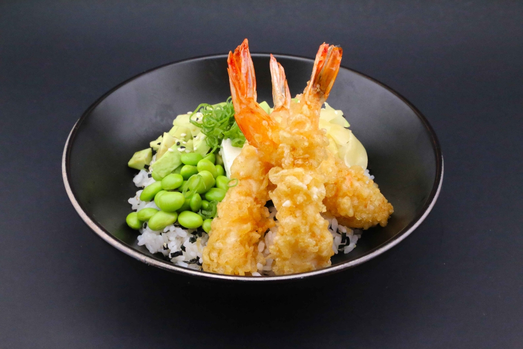 Shrimp Tempura Poke Bowl.