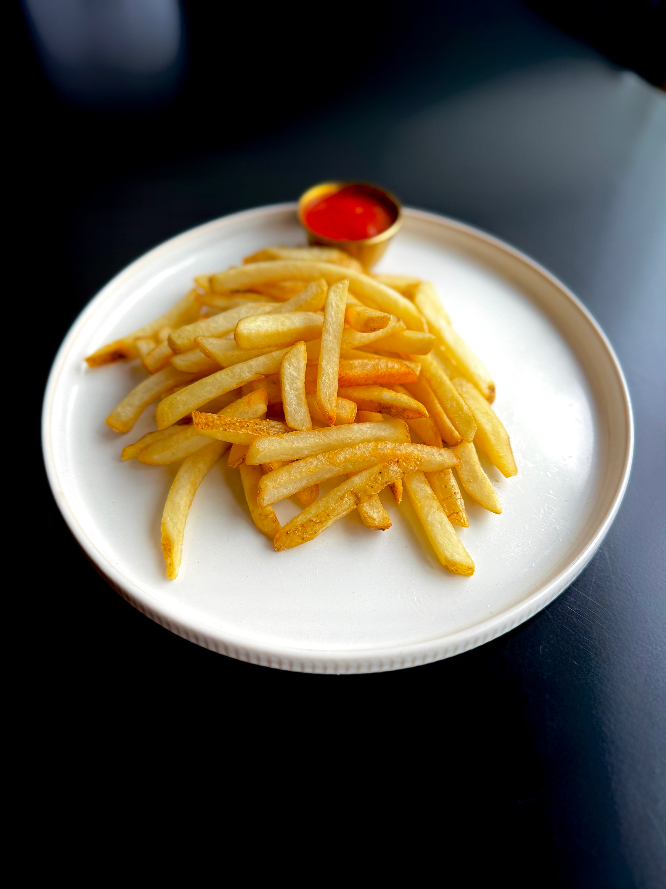 Hand Cut French Fries.