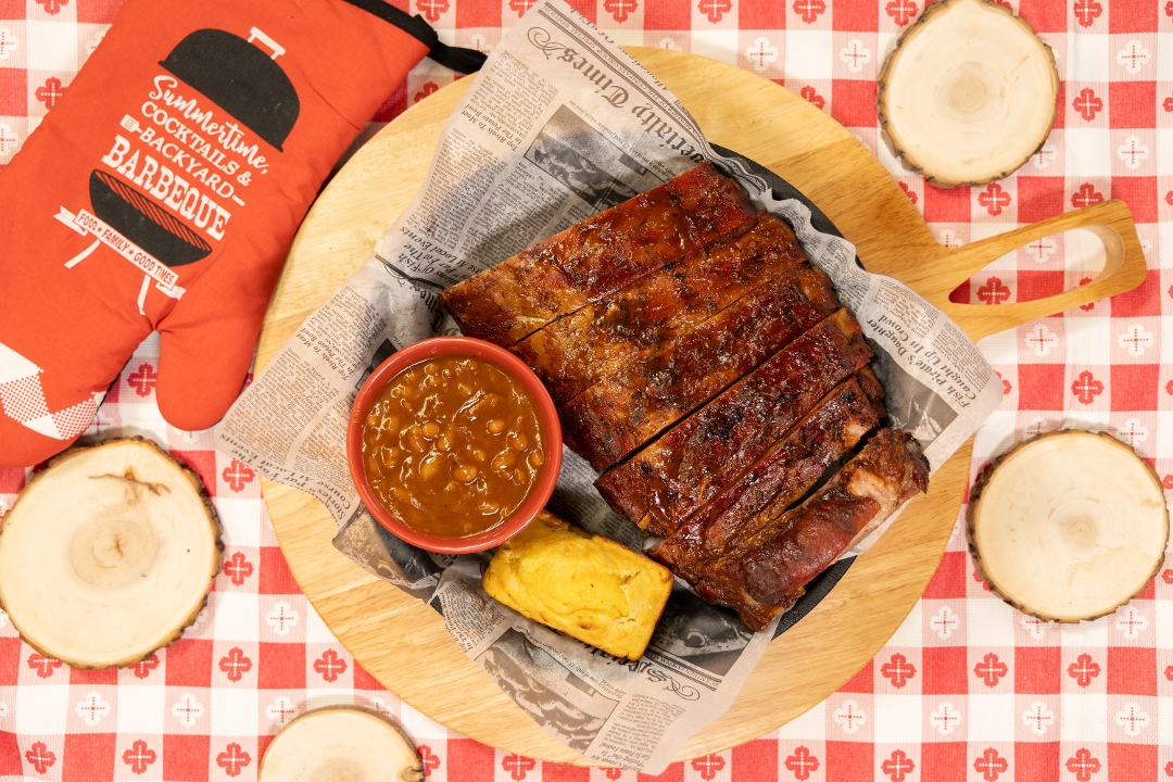 St. Louis Cut Spare Rib Half Slab.
