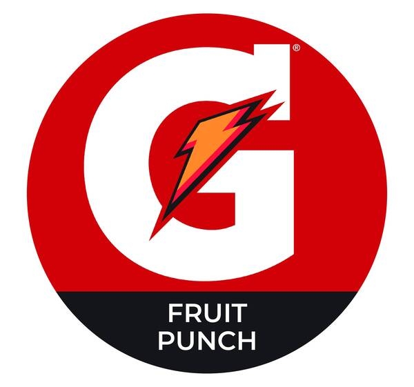 Gatorade (fruit punch).