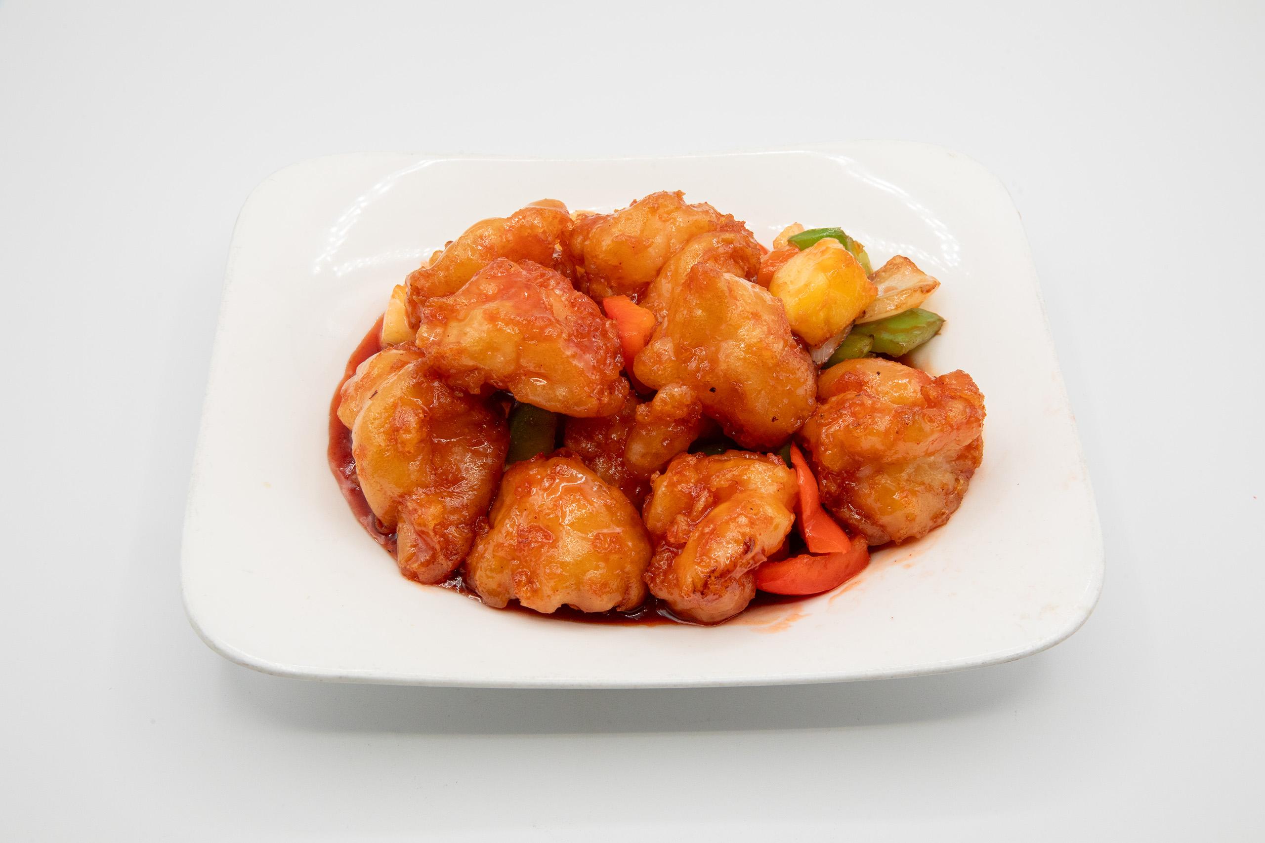 Sweet and Sour Shrimp.