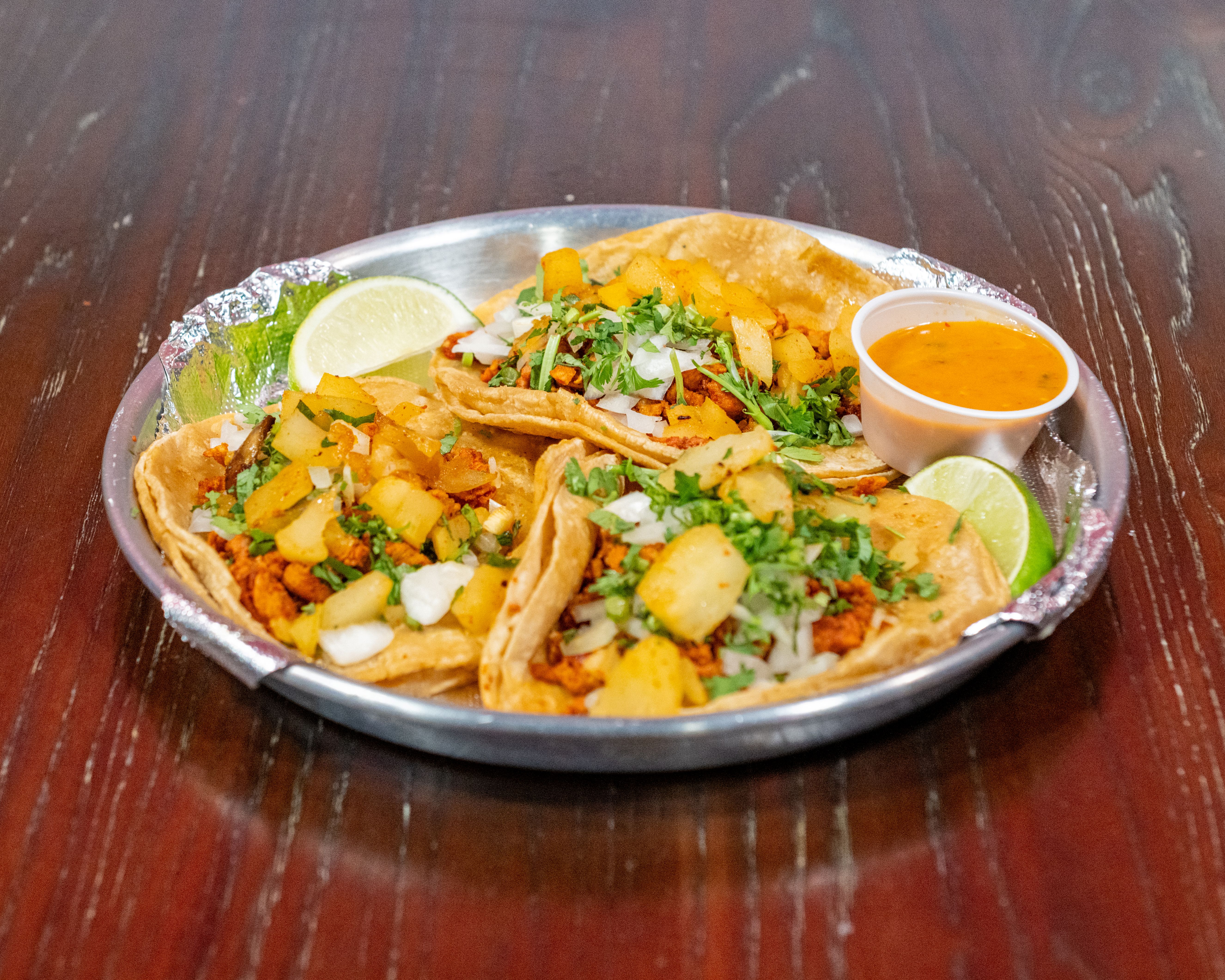 Ostreet Tacos Pastor Meal.