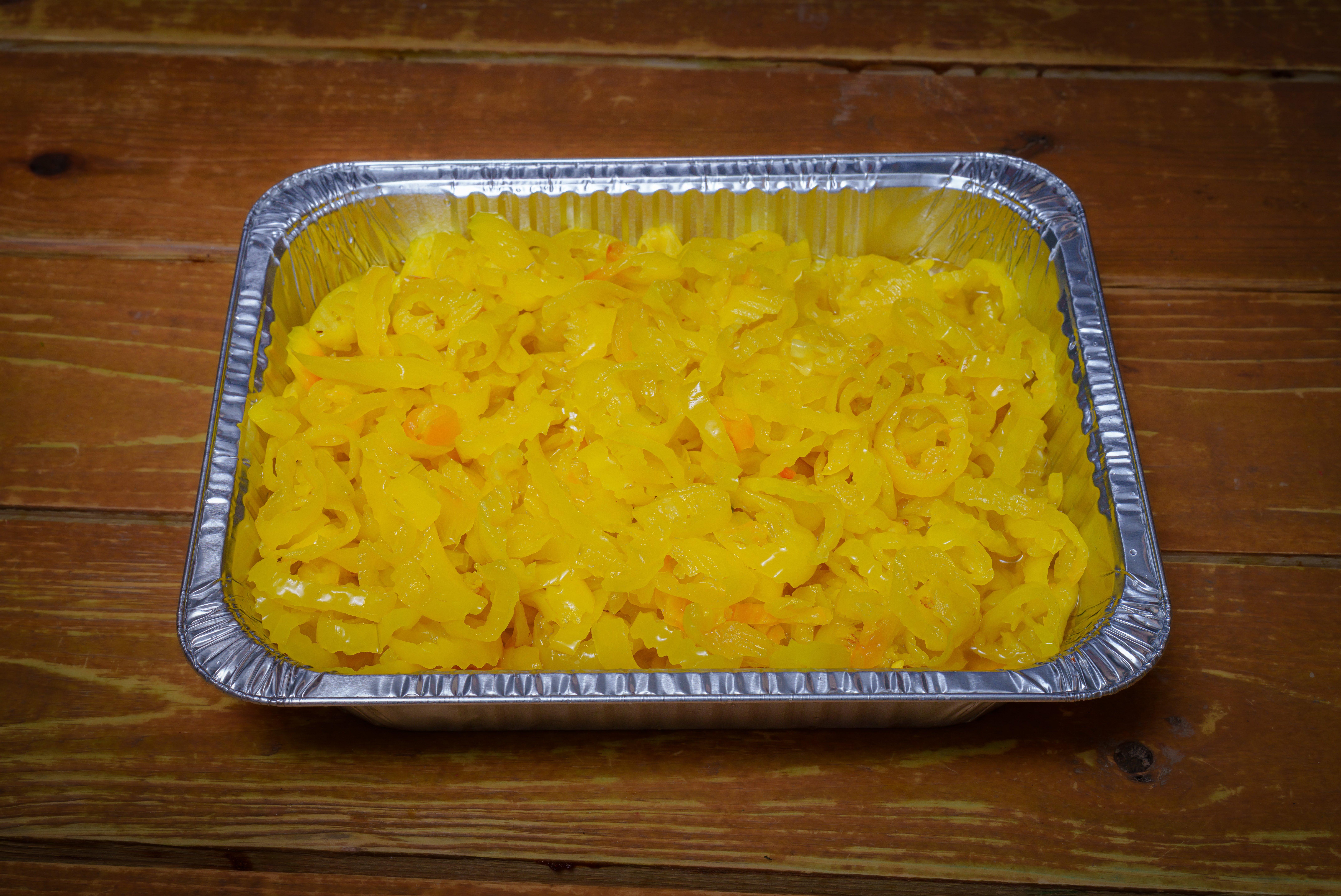 Banana Peppers Full Tray.