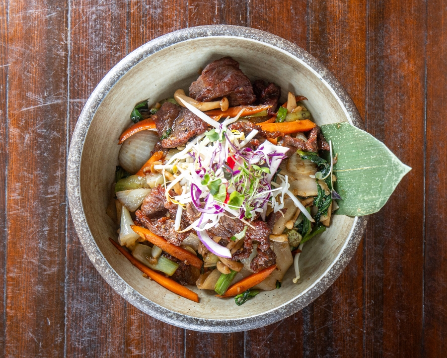 Mongolian Beef Chow Fun.