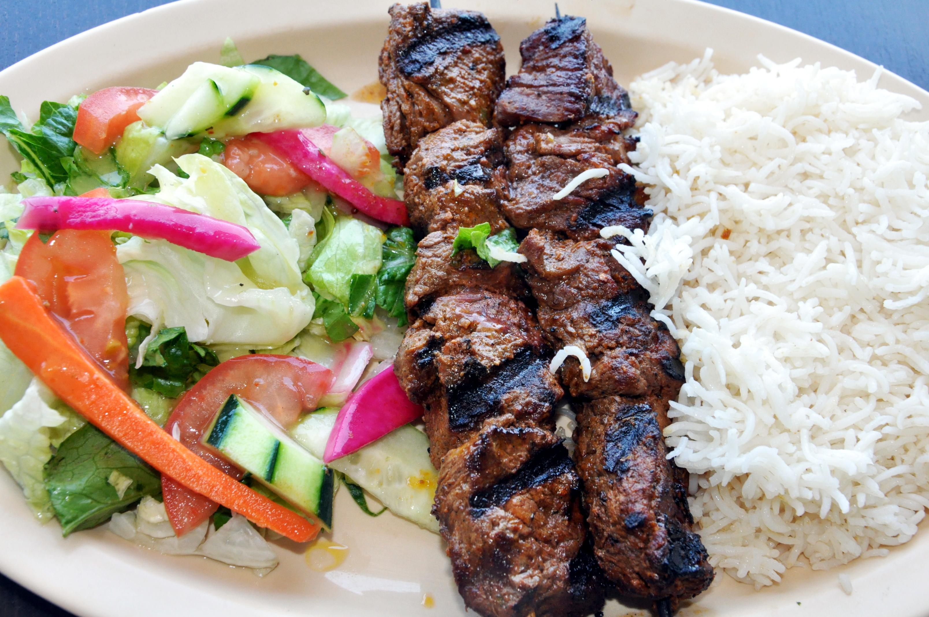 1C. Grilled Lamb Kabob.
