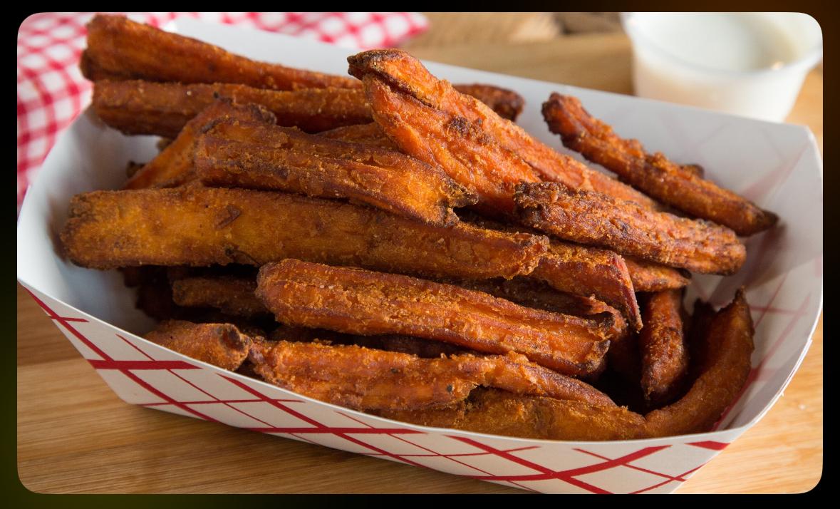 Large Sweet Potato Fries.