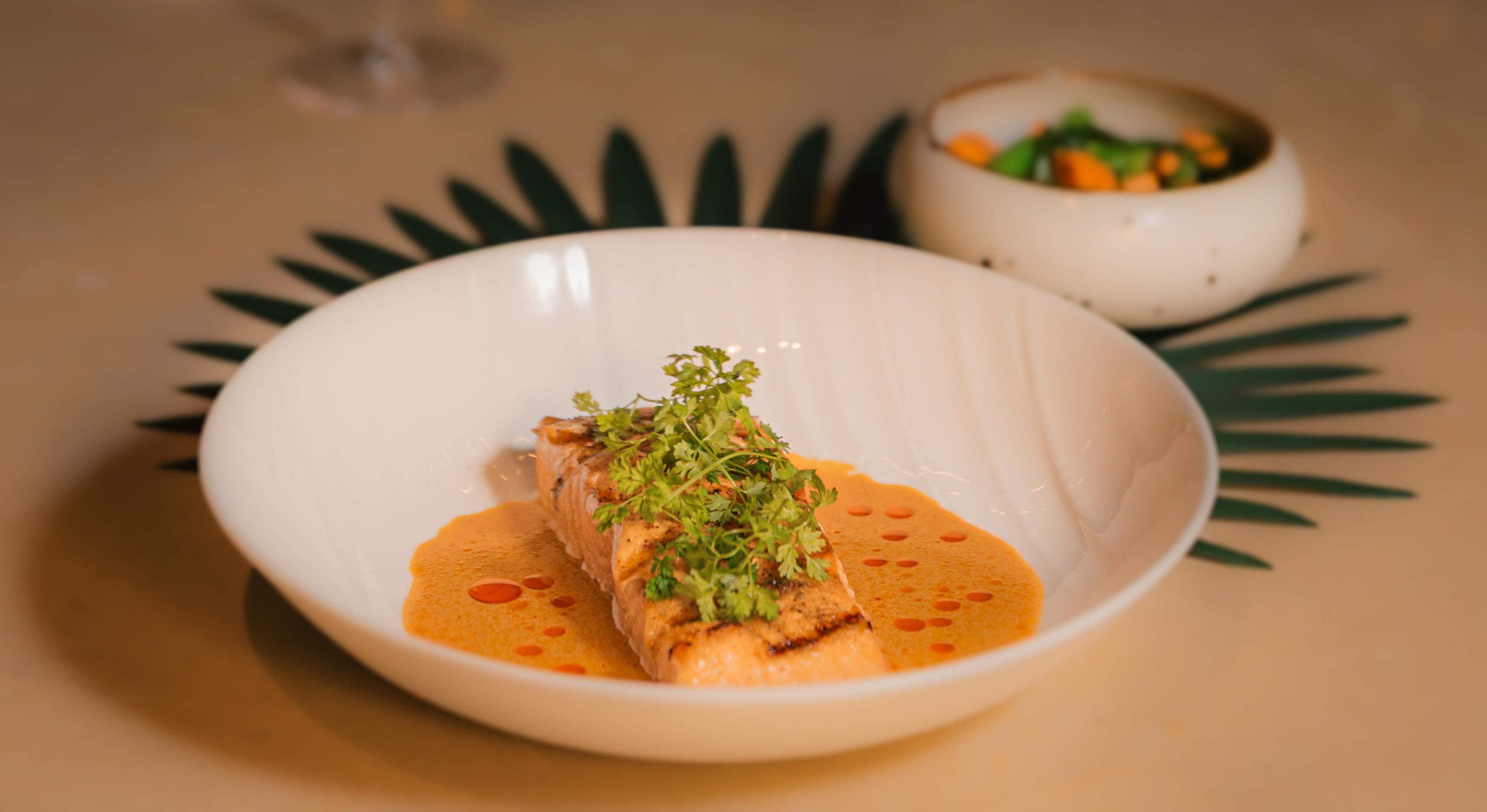 Grilled Salmon.