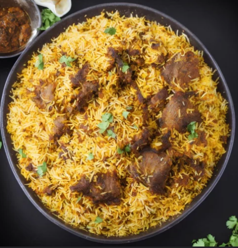 Goat Biryani.