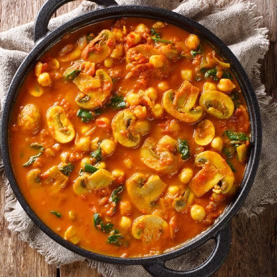 Mushroom Masala.