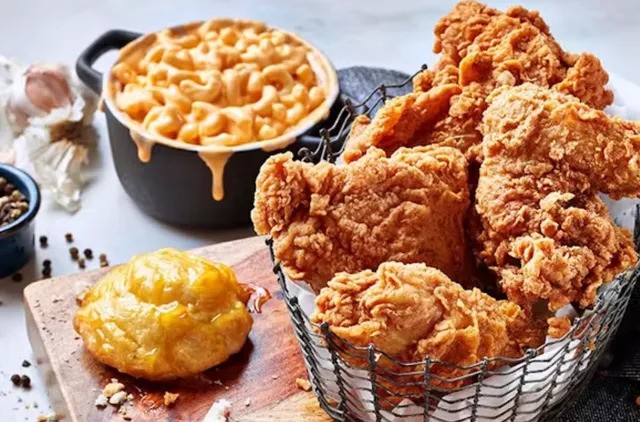 Cajun Halal Chicken Krunch Box.