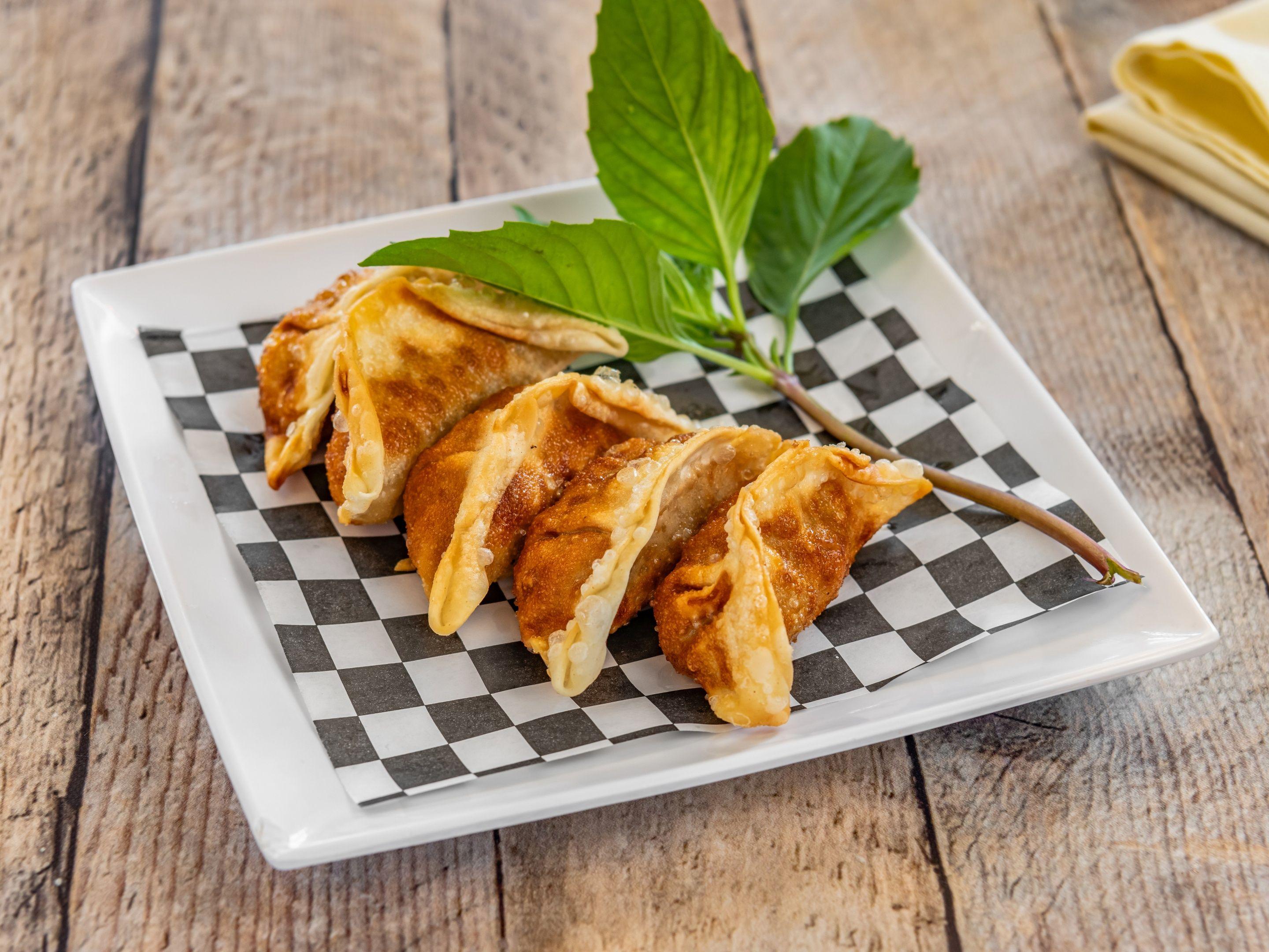 Pork and Veggie Gyoza.