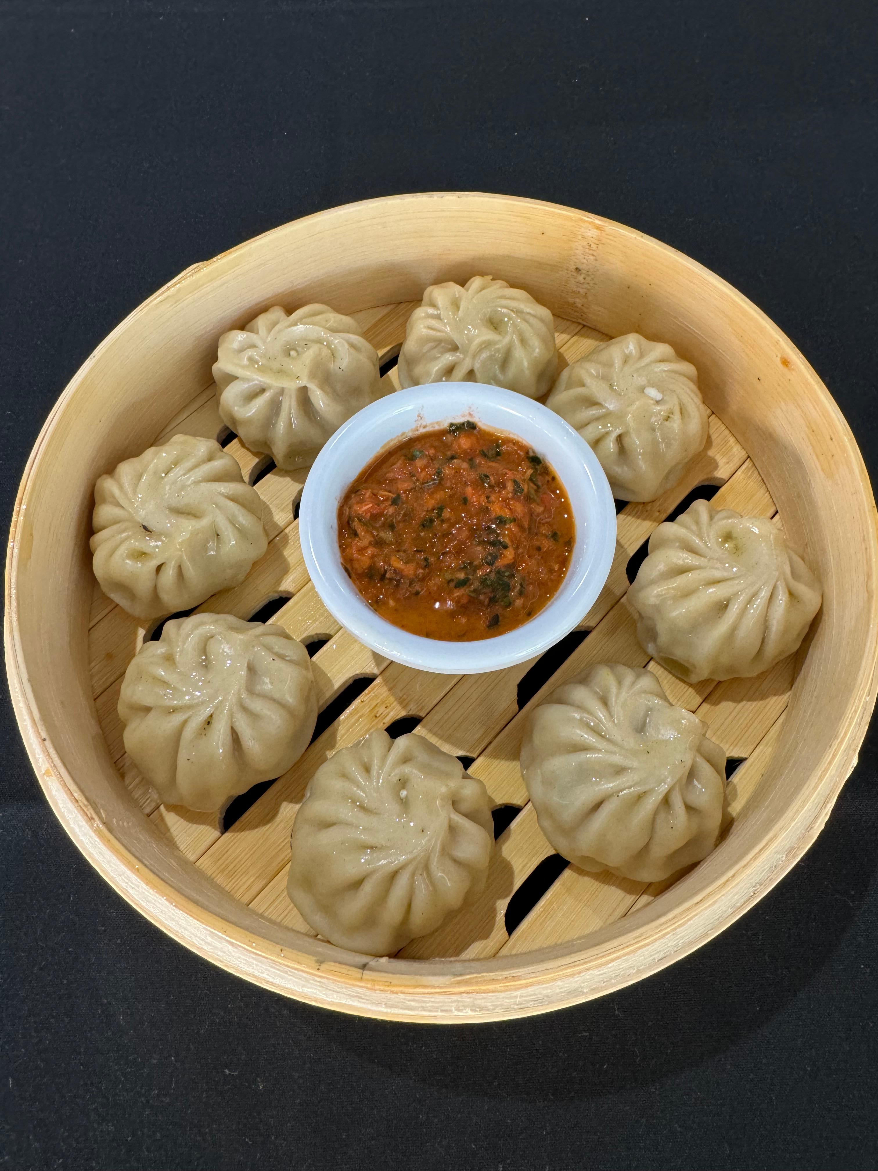 Steamed Momo.