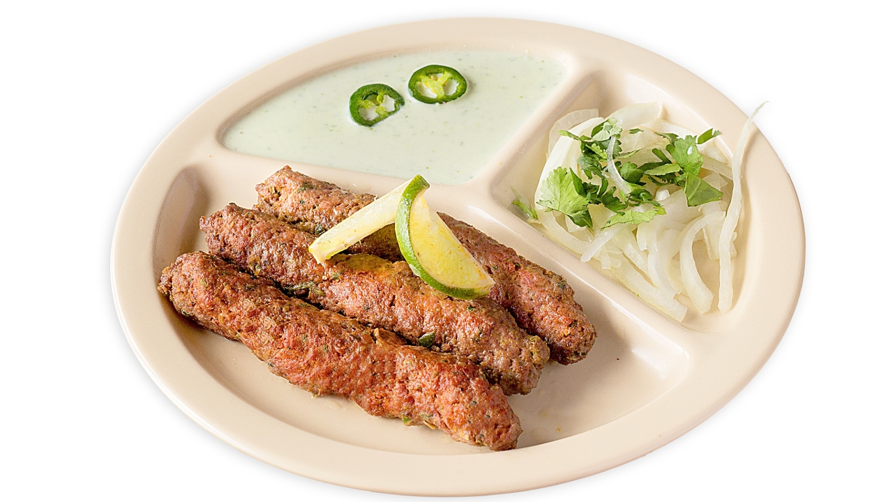 Chicken Seekh Kabob (3pcs).