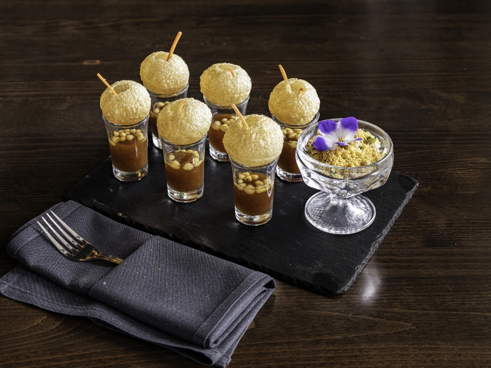 Pani Puri Shots.
