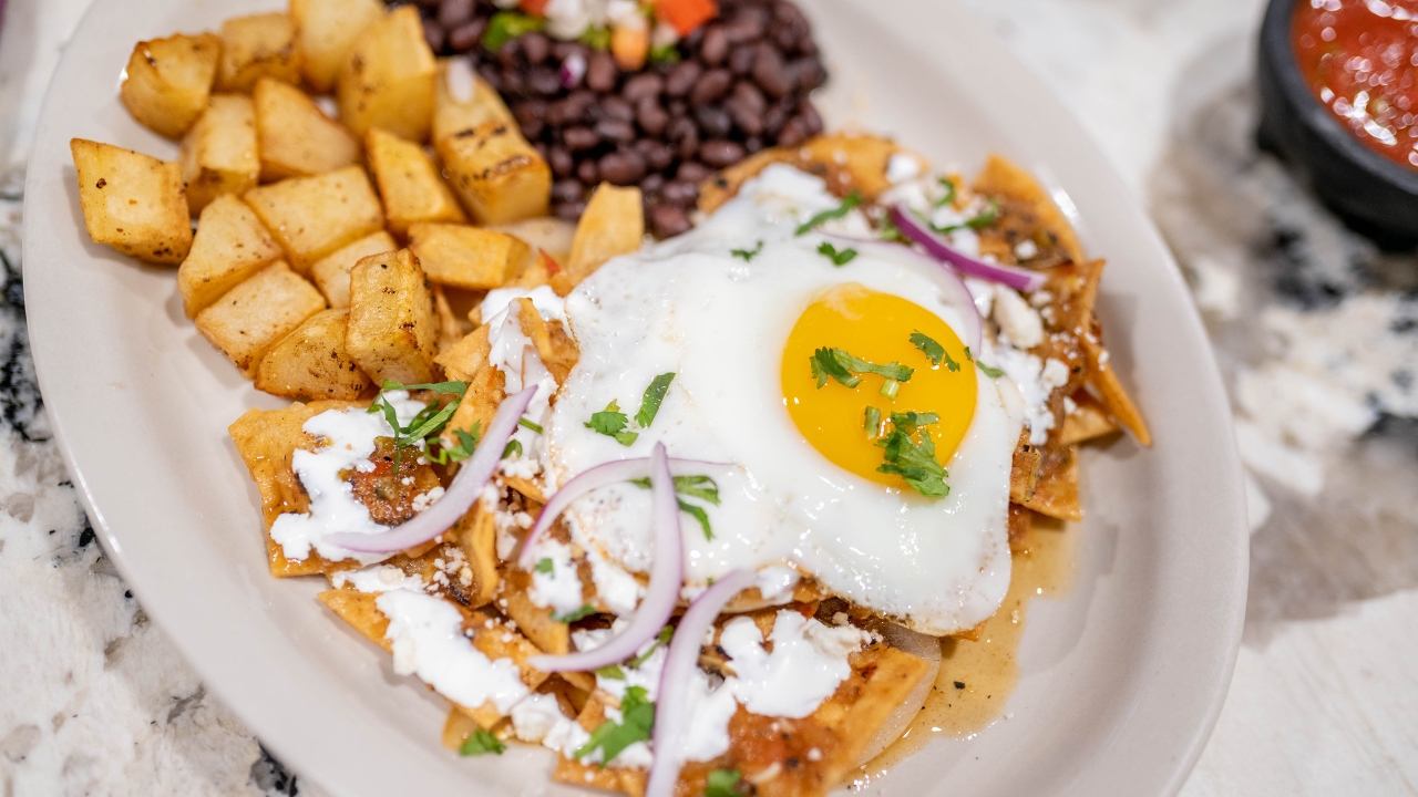 Chilaquiles Plate.