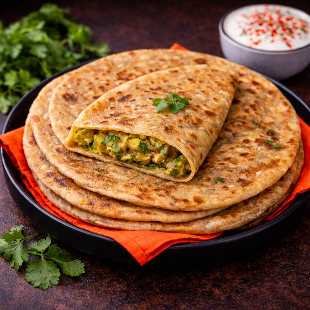 Aloo Paratha.