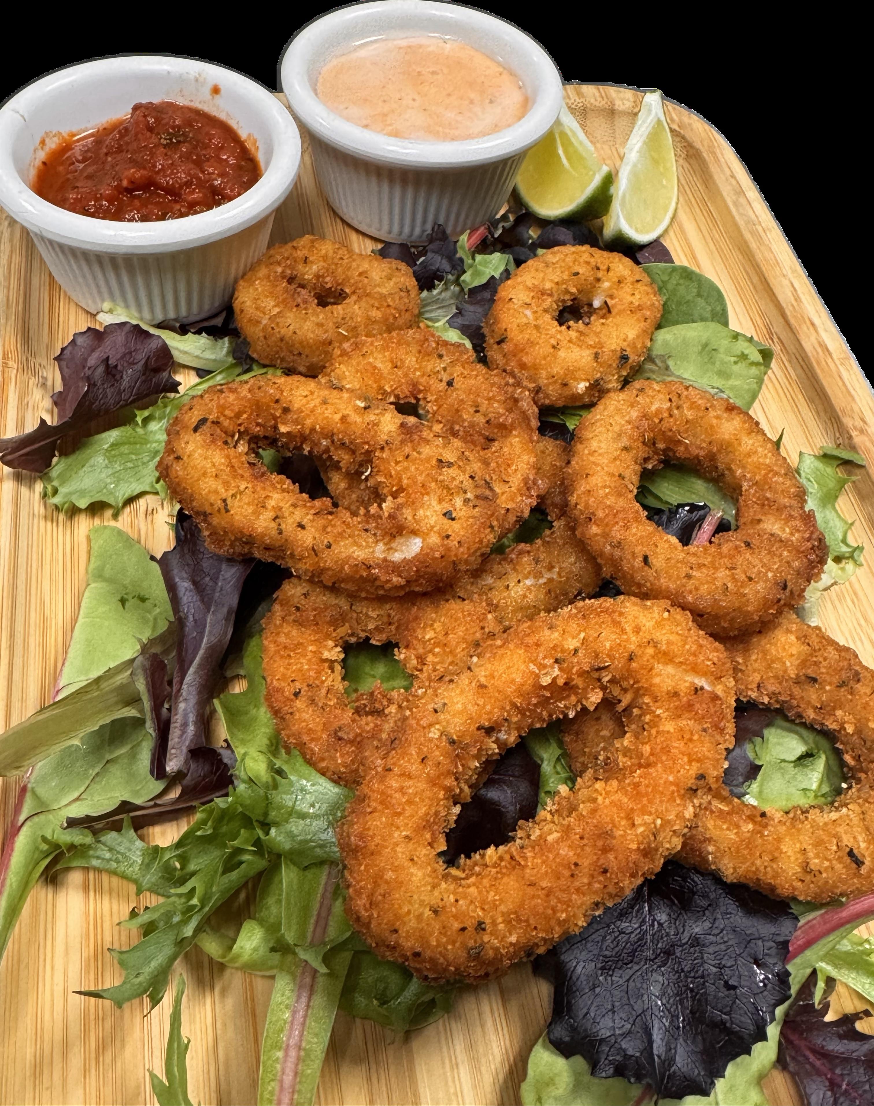 FRIED CALAMARI.
