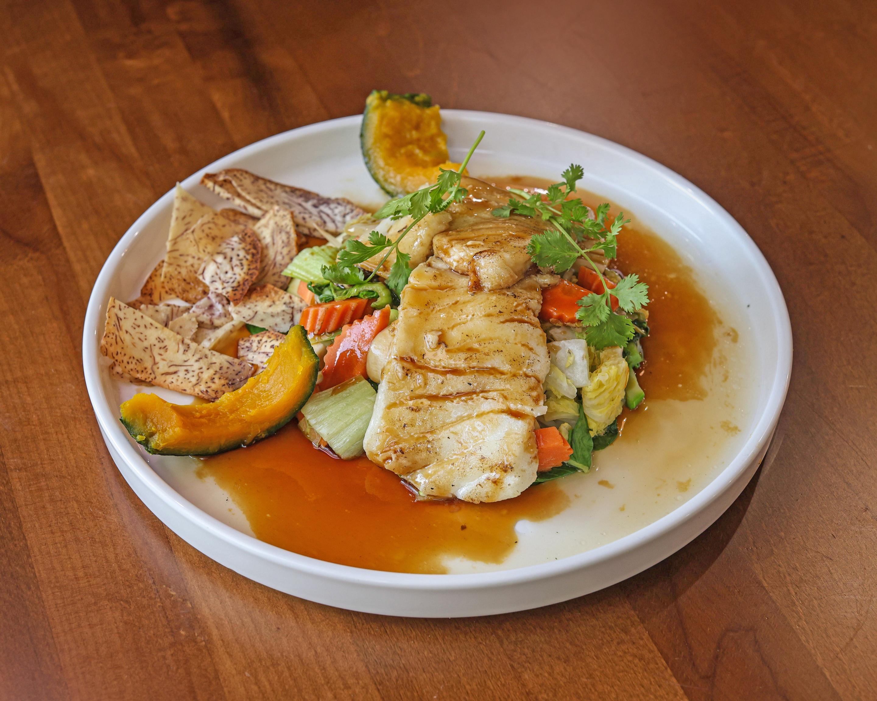 E8 Pan-Seared Chilean Seabass.