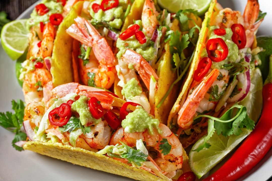 Shrimp Tacos.