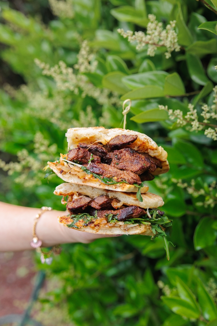 Roast Steak Sandwich.