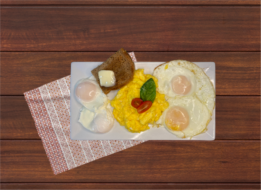 2 Eggs.