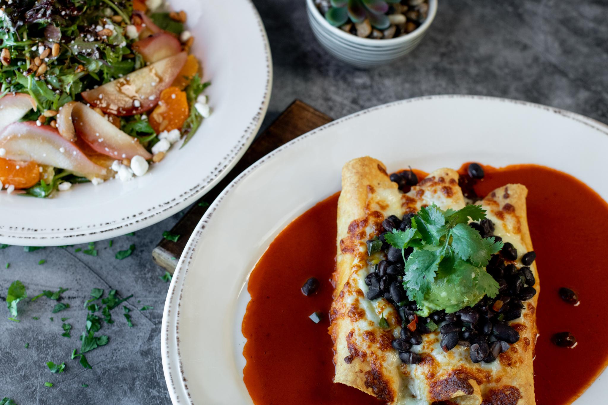 Sweet Potato Enchiladas.